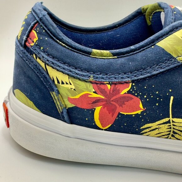 VANS Chukka Low Pro UltraCush Tropical Skate Shoes Men 7 Women 8.5 Floral Navy - Picture 5 of 8
